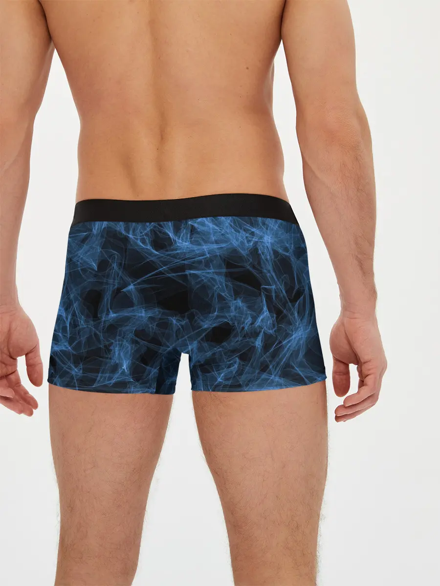 Мужские трусы боксеры / Синяя паутина