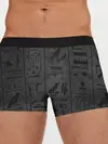 Мужские трусы боксеры / Египетские Иероглифы 3D