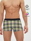 Мужские трусы боксеры / Текстура в клетку