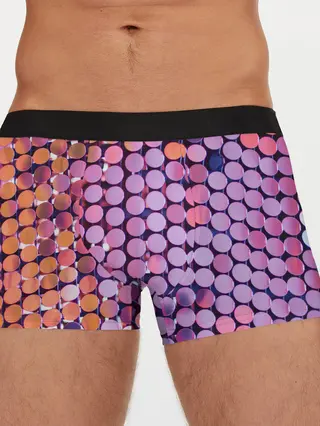 Мужские трусы боксеры / Вечеринка точки глянцевый узор