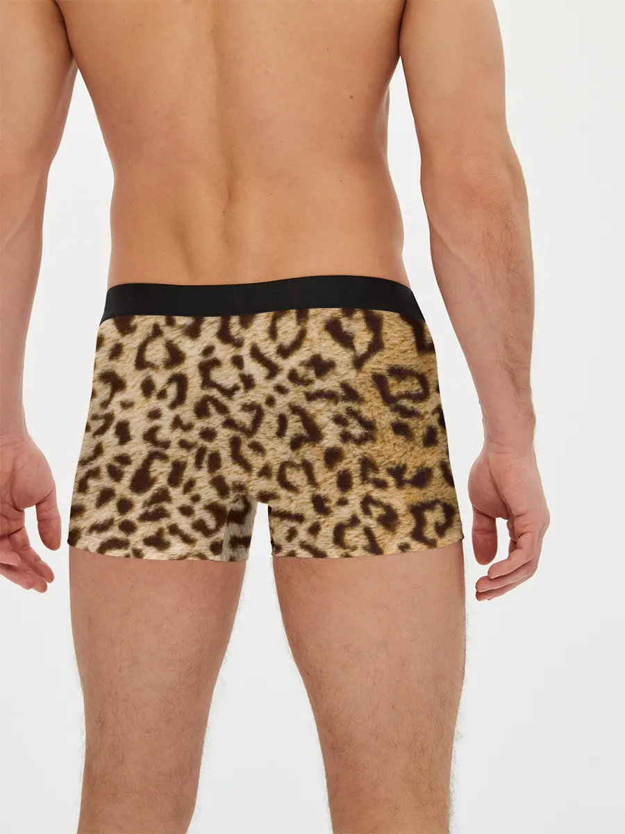 Мужские трусы боксеры / Леопард