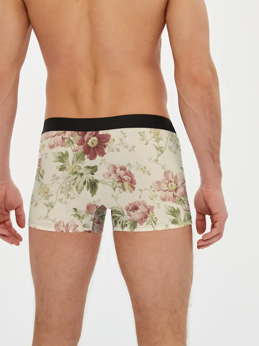 Мужские трусы боксеры / Цветы