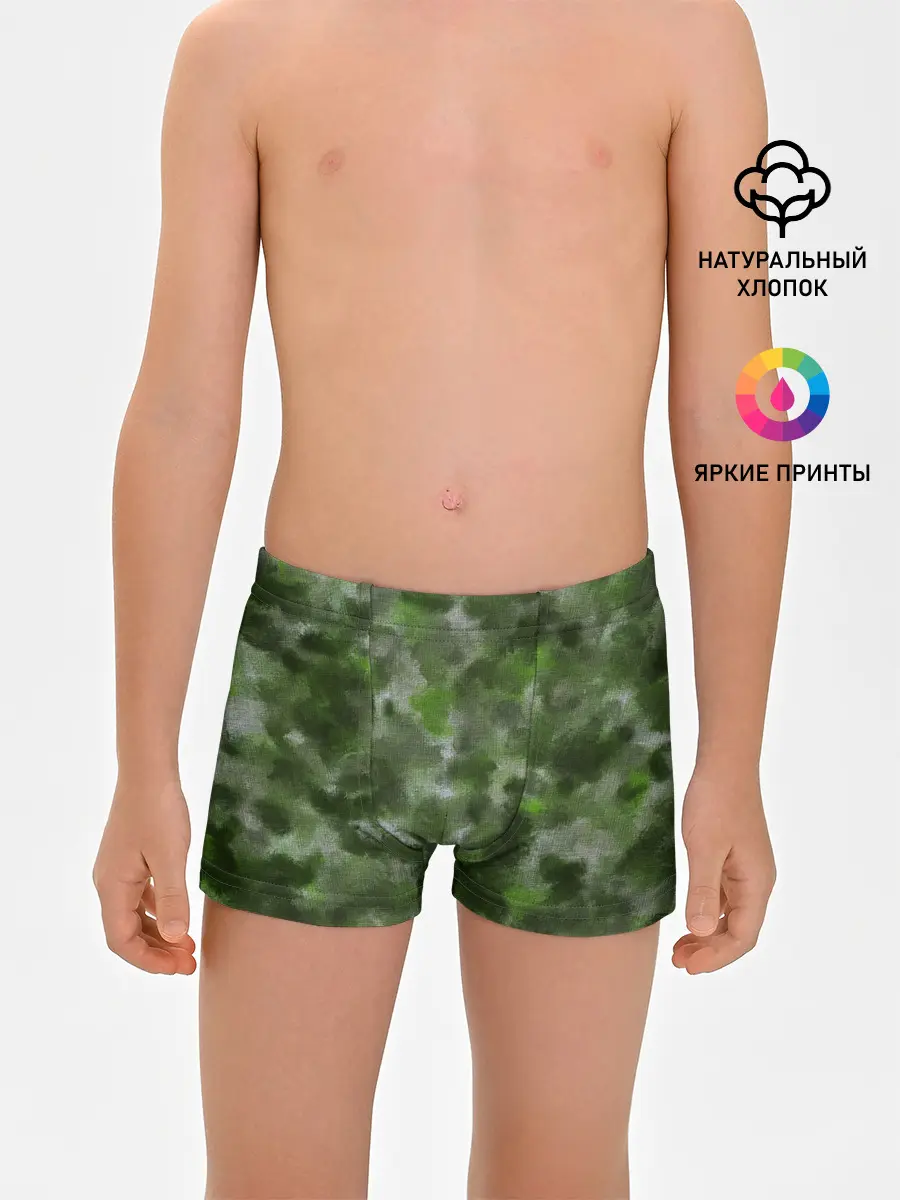 Трусы для мальчиков / Canvas Green Camo