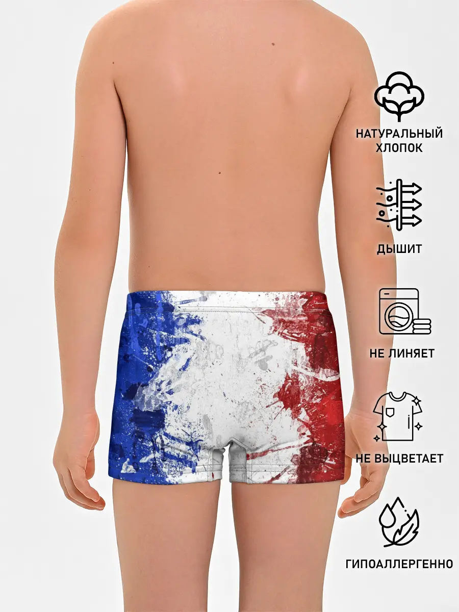 Трусы для мальчиков / BLUE WHITE & RED