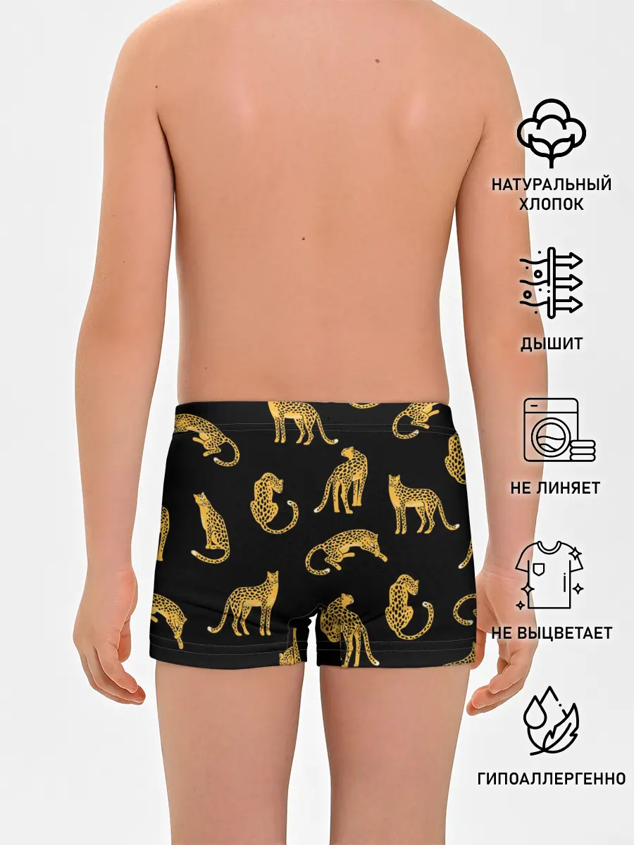 Трусы для мальчиков / Леопарды