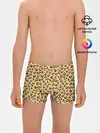Трусы для мальчиков / Желтый леопардовый принт