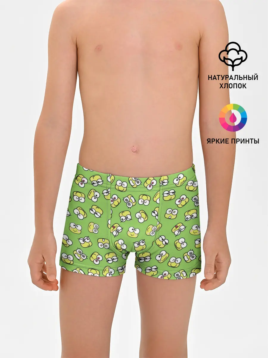 Трусы для мальчиков / Смайлы Лягушки