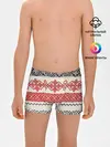 Трусы для мальчиков / Славянский узор красно-черный