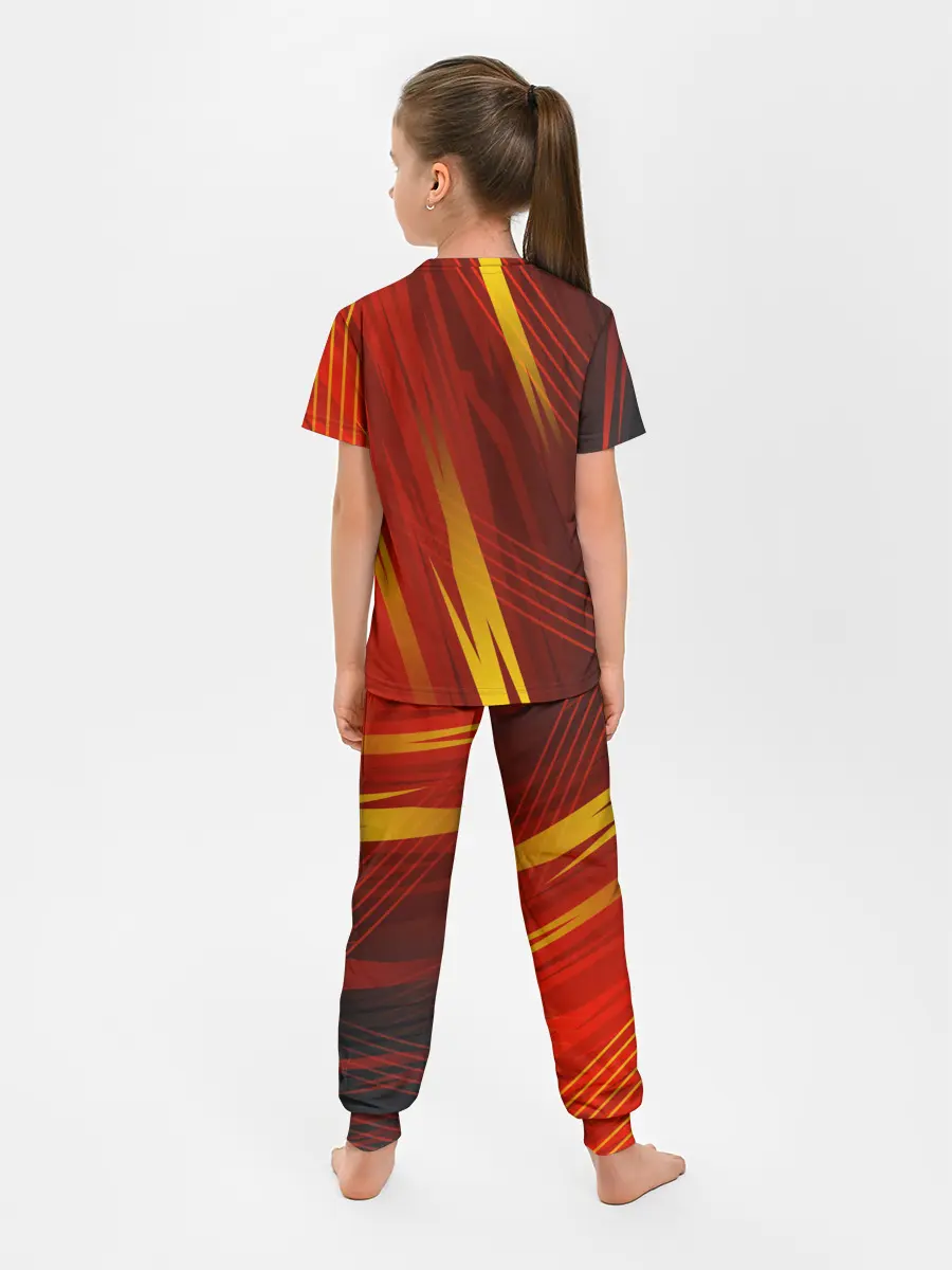 Детская пижама с брюками / Red sport style