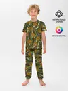 Детская пижама с брюками / Пираньи камуфляж