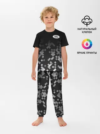 Детская пижама с брюками / LAND ROVER | КАМУФЛЯЖ МИЛИТАРИ
