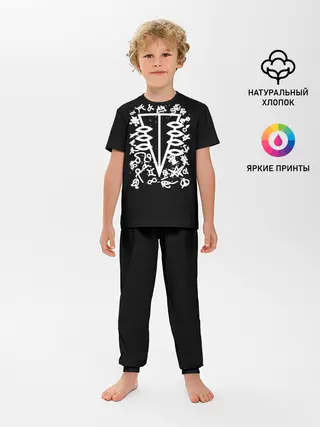 Детская пижама с брюками / Символы