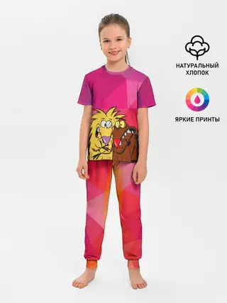 Детская пижама с брюками / Крутые Бобры!