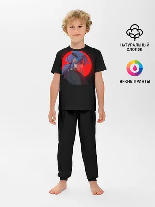 Детская пижама с брюками / Sally face на закате