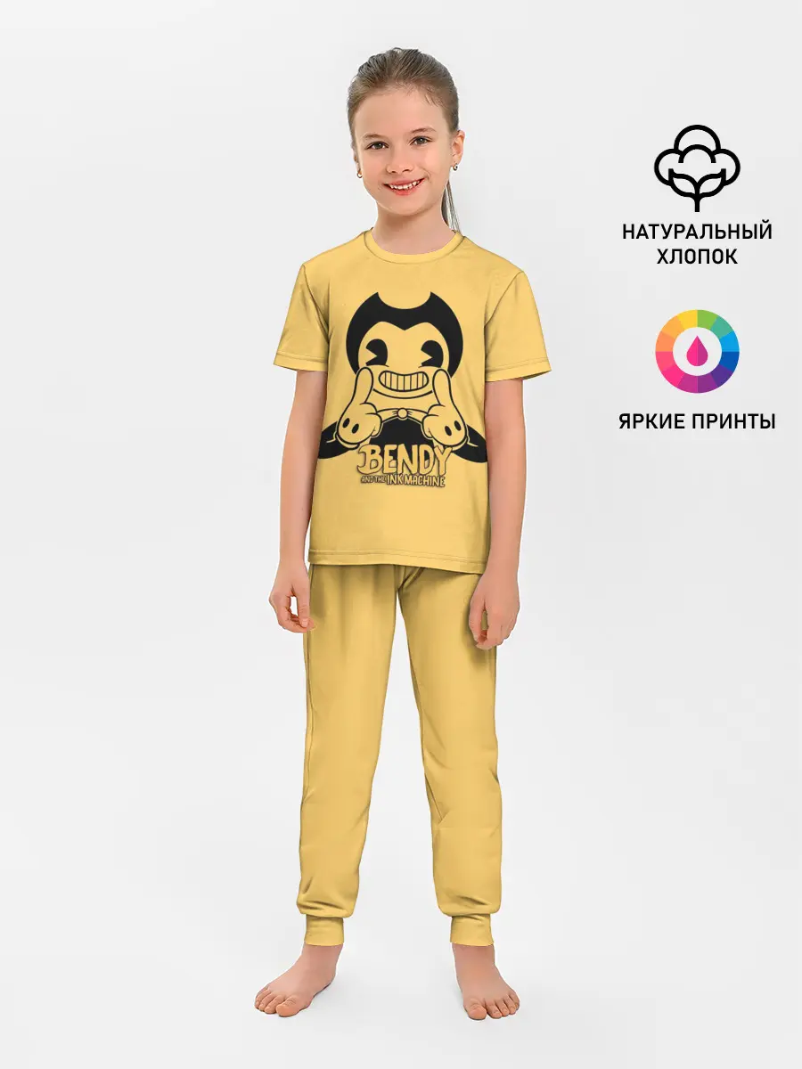 Детская пижама с брюками / Bendy And The Ink Machine