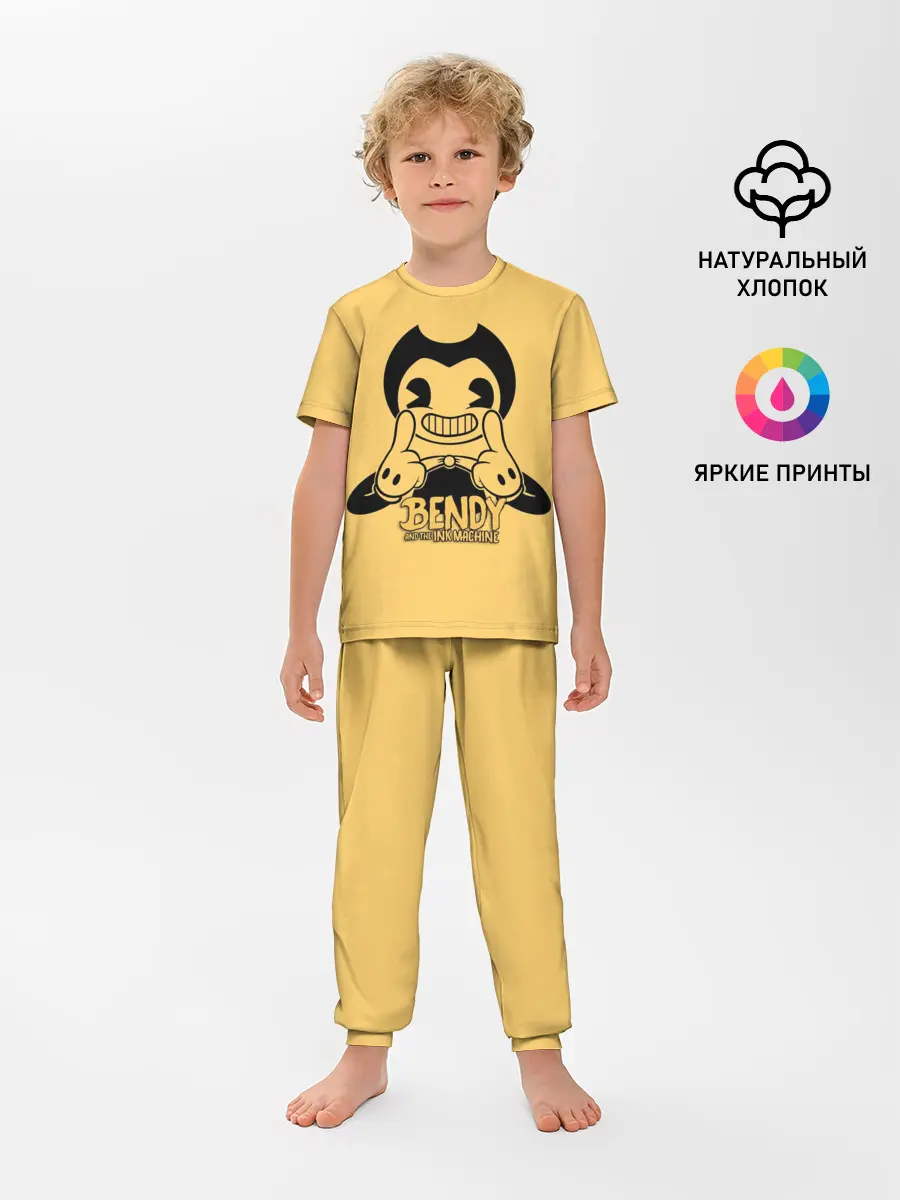 Детская пижама с брюками / Bendy And The Ink Machine