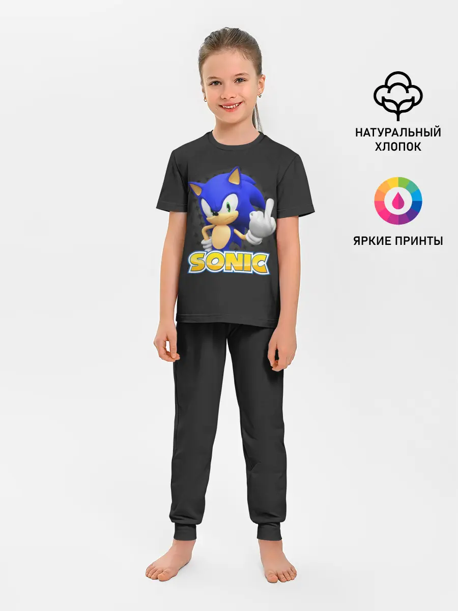 Детская пижама с брюками / Sonic