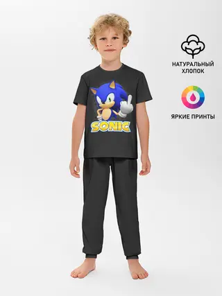 Детская пижама с брюками / Sonic
