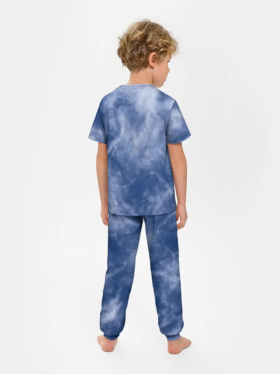 Детская пижама с брюками / Облака в небе