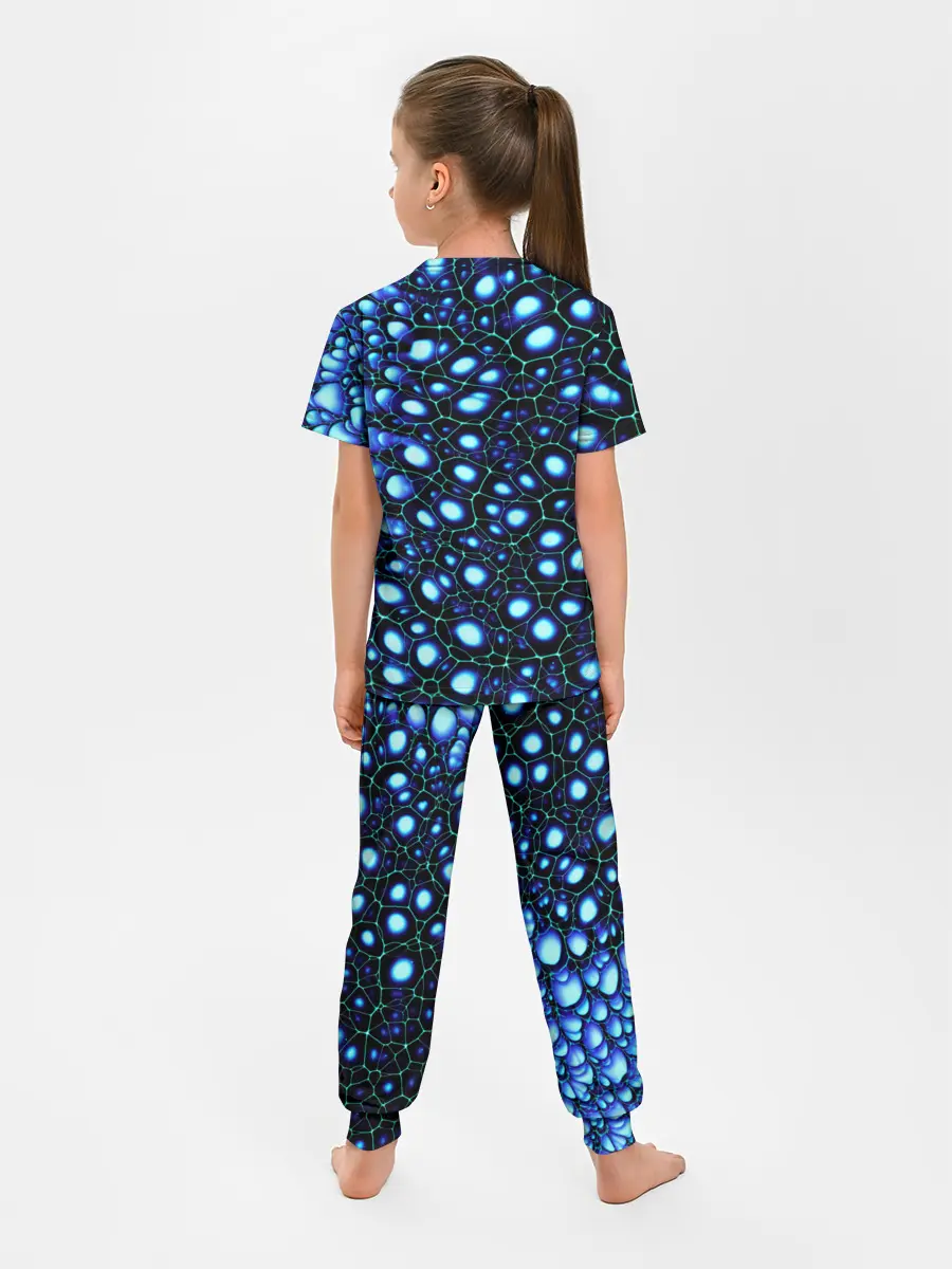 Детская пижама с брюками / Абстракция-макрокраска