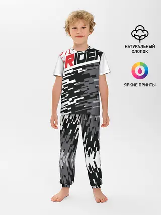 Детская пижама с брюками / Форма для мотокросса FOX