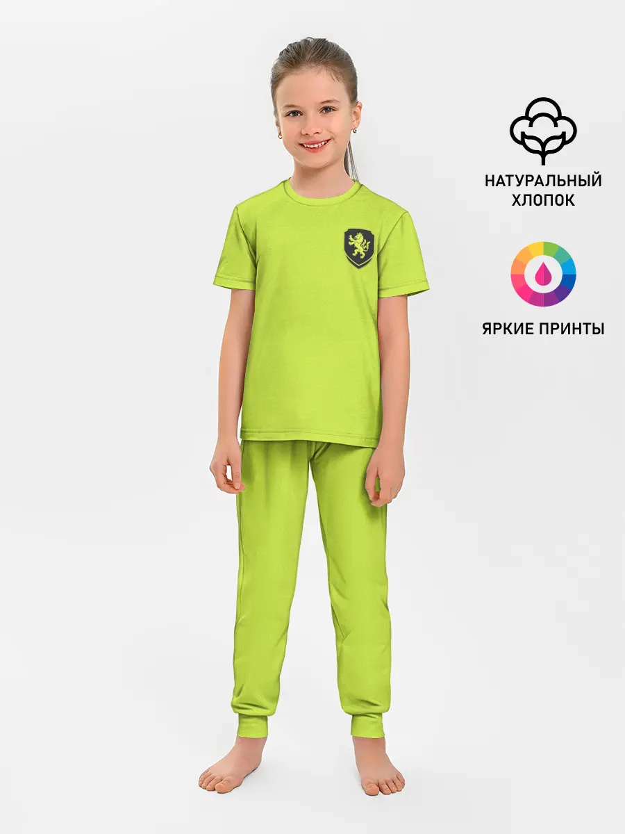 Детская пижама с брюками / Форма Чехия гостевая