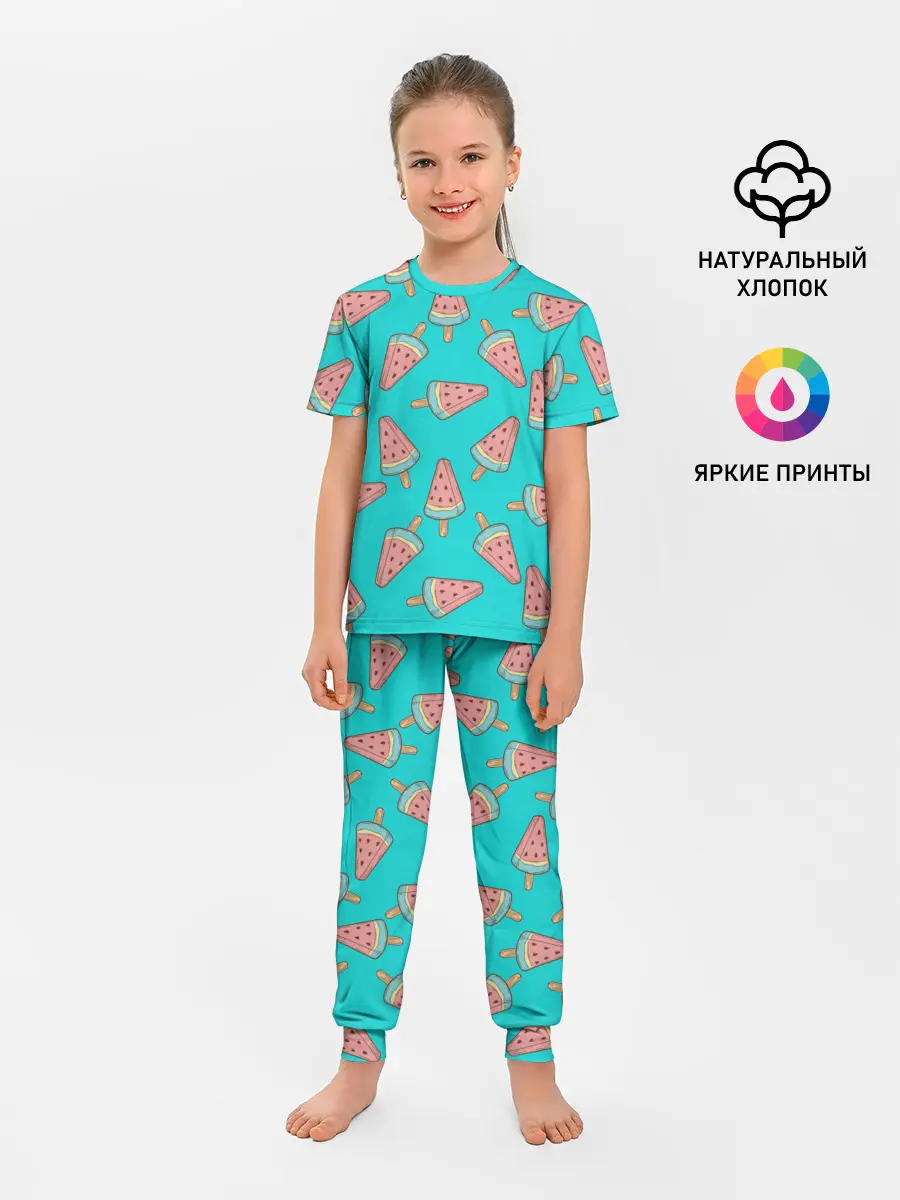 Детская пижама с брюками / Ice cream Watermelon
