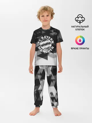 Детская пижама с брюками / Bayern Munchen Geometry Sport