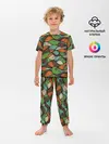 Детская пижама с брюками / Абстрактные волны
