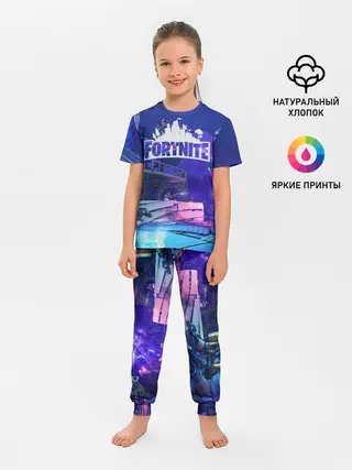 Детская пижама с брюками / Fortnite