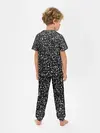 Детская пижама с брюками / ЧБ мозаика