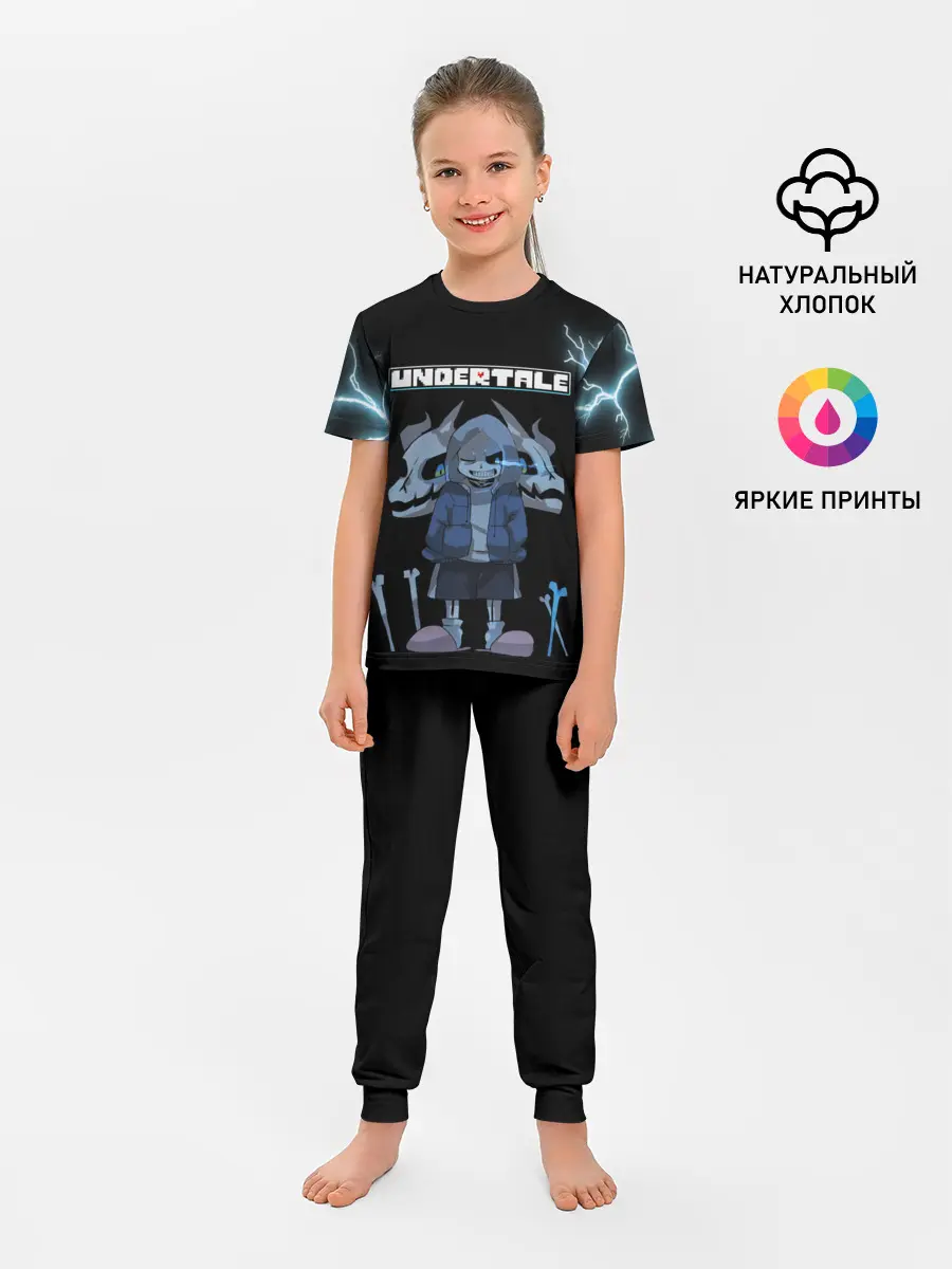 Детская пижама с брюками / Undertale.