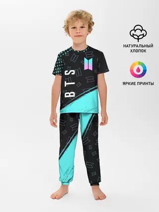 Детская пижама с брюками / BTS / БТС