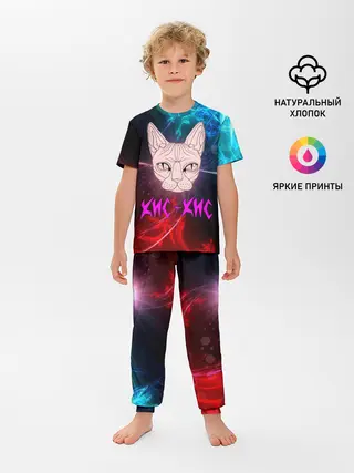 Детская пижама с брюками / Кис-Кис