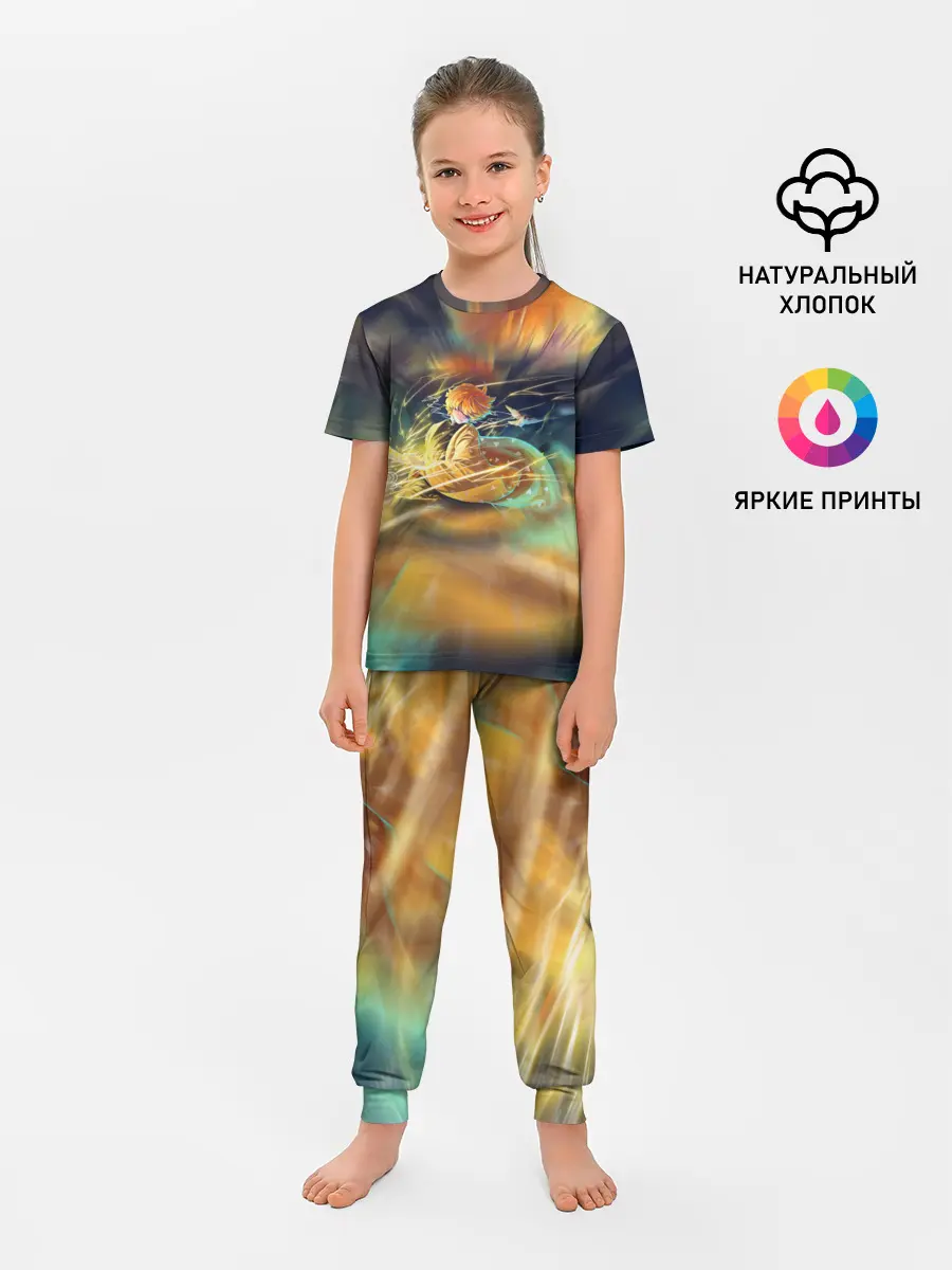 Детская пижама с брюками / ZENITSU | ЗЕНИТСУ | DEMON SLAYER