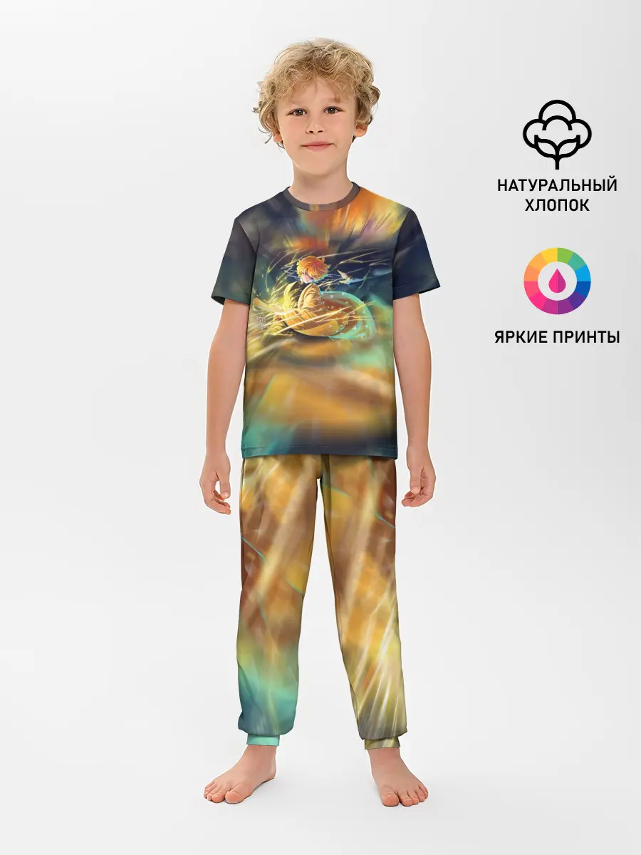 Детская пижама с брюками / ZENITSU | ЗЕНИТСУ | DEMON SLAYER