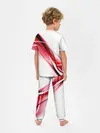 Детская пижама с брюками / GEOMETRY STRIPES RED