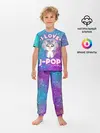 Детская пижама с брюками / I Love Cat Pop