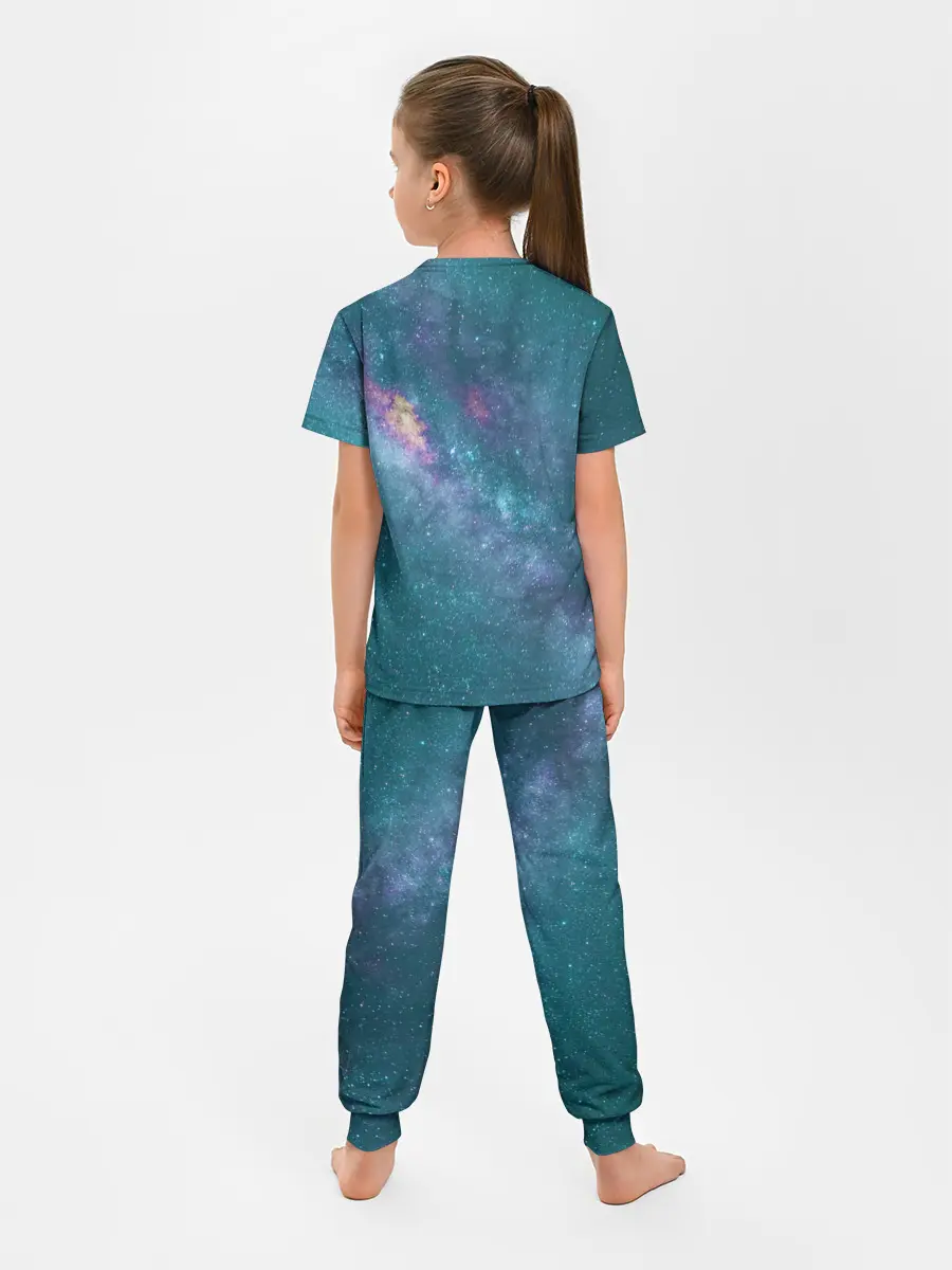 Детская пижама с брюками / Млечный путь