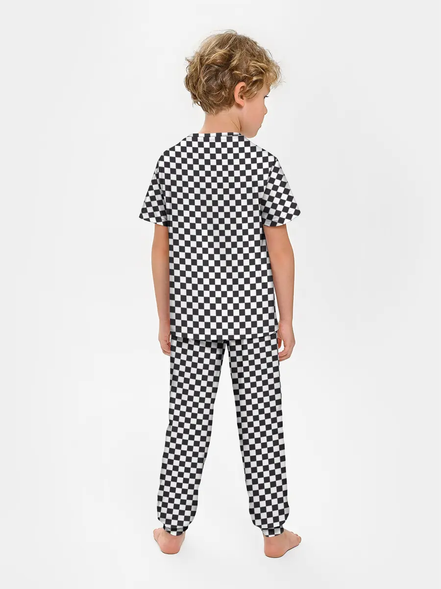 Детская пижама с брюками / Checkerboard