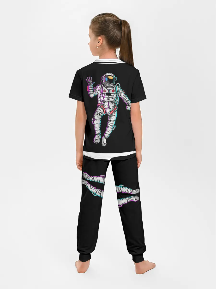 Детская пижама с брюками / Космонавт