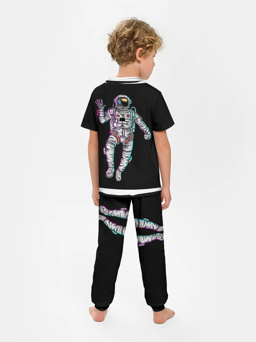 Детская пижама с брюками / Космонавт