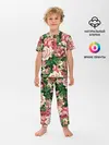 Детская пижама с брюками / ЦВЕТЫ / FLOWERS / 8 МАРТА