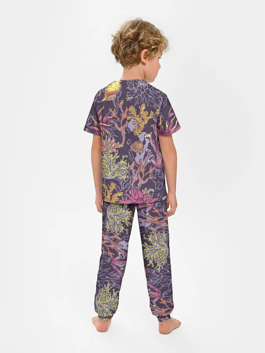 Детская пижама с брюками / Кораллы