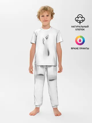 Детская пижама с брюками / Руки за стеклом