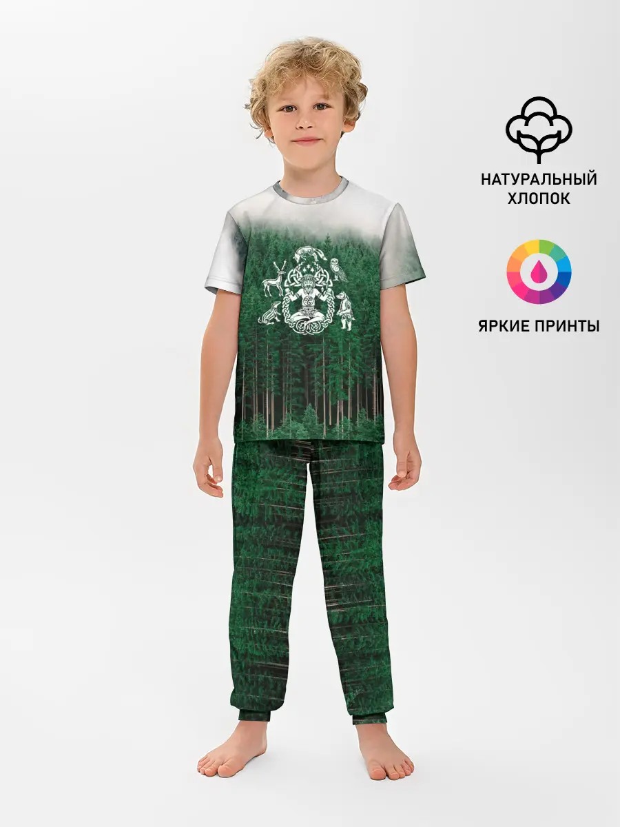 Детская пижама с брюками / ВАНАХЕЙМ | РУНЫ | RUNES