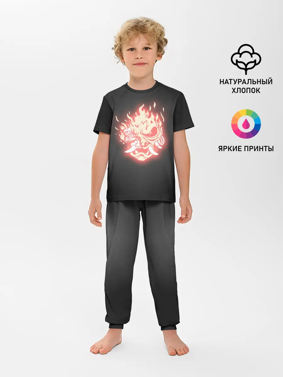 Детская пижама с брюками / CYBERPUNK 2077 SAMURAI