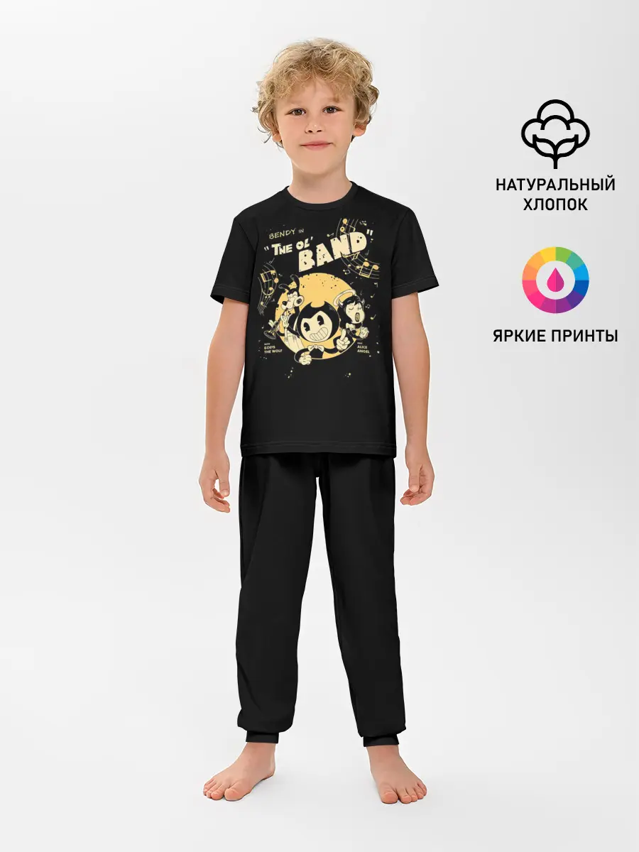 Детская пижама с брюками / Bendy And The Ink Machine