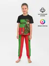 Детская пижама с брюками / Терский Казак на фоне Флага