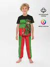 Детская пижама с брюками / Терский Казак на фоне Флага